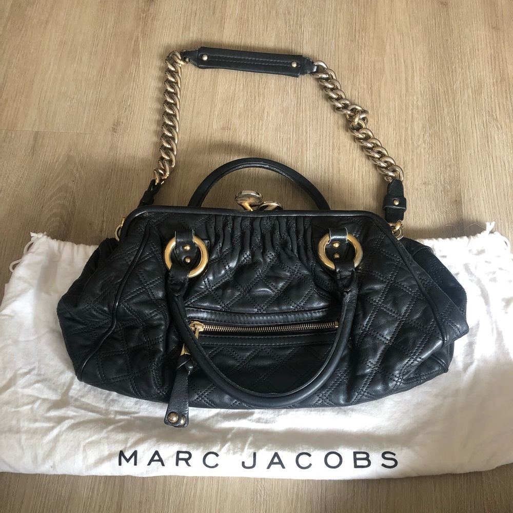 Marc Jacobs Black Stam handbag